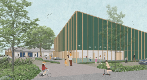 Render nieuwe basisschool